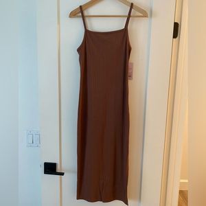 Wild Fable Brown Body Con Dress - Size S, New With Tags